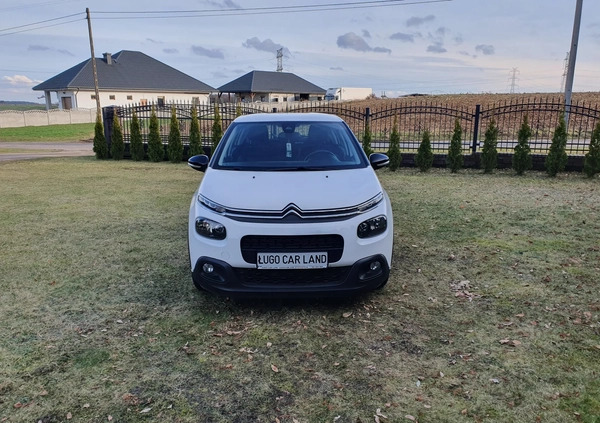 Citroen C3 cena 45900 przebieg: 57000, rok produkcji 2019 z Chojna małe 301